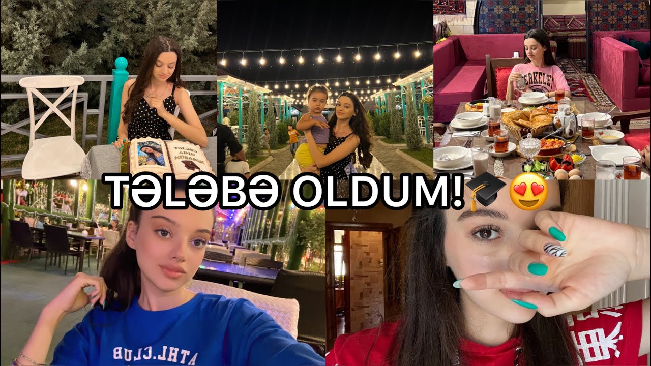 Hər şeydən biraz #vlog ‘u ! Tələbə oldum! Fakultəm? #imtahan #GDU