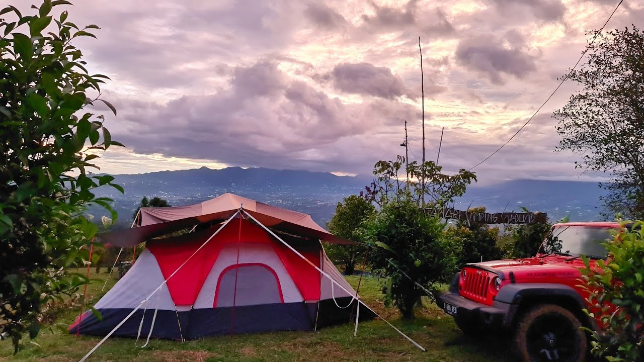 Camping Keluarga di Matanari Camping Ground, Cijeruk, Bogor || ASMR Suara Alam di Pagi Hari