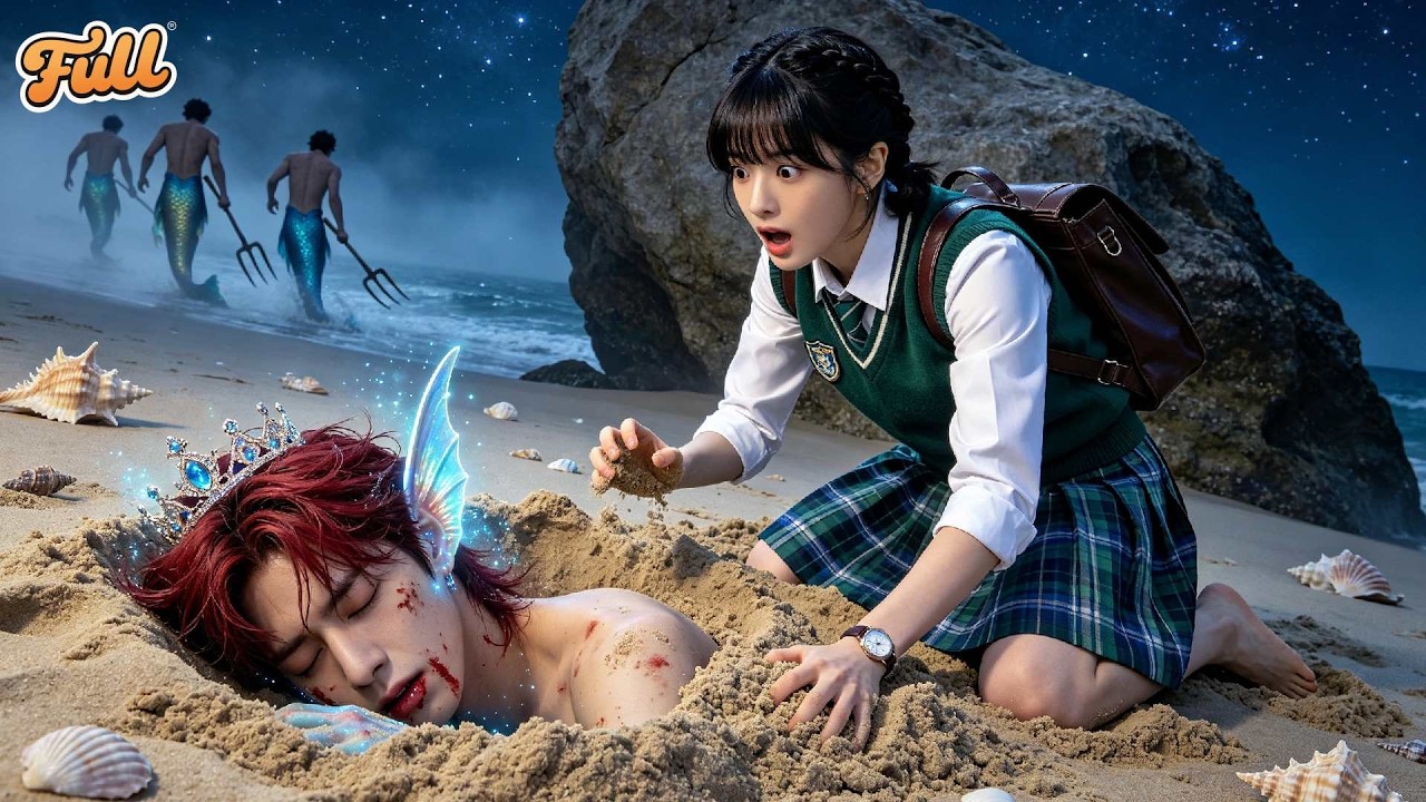 She Saved A Man Buried In Sand&mdash;Unaware He Was The Richest Merman Prince! One Night,She Had Triplets!