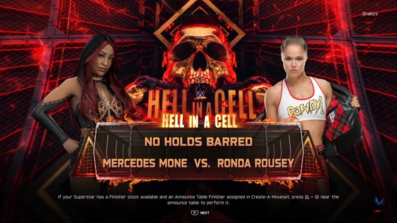 WWE 2K26 - Mercedes Mone vs Ronda Rousey