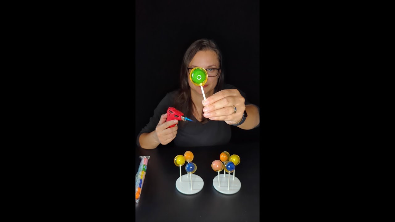 Lollipops with Gumballs Inside - Make them with only 4 ingredients!