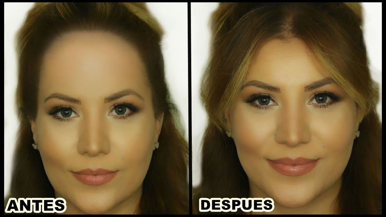 como disimular la frente ancha,con maquillaje  | tip para disimular la frente grande