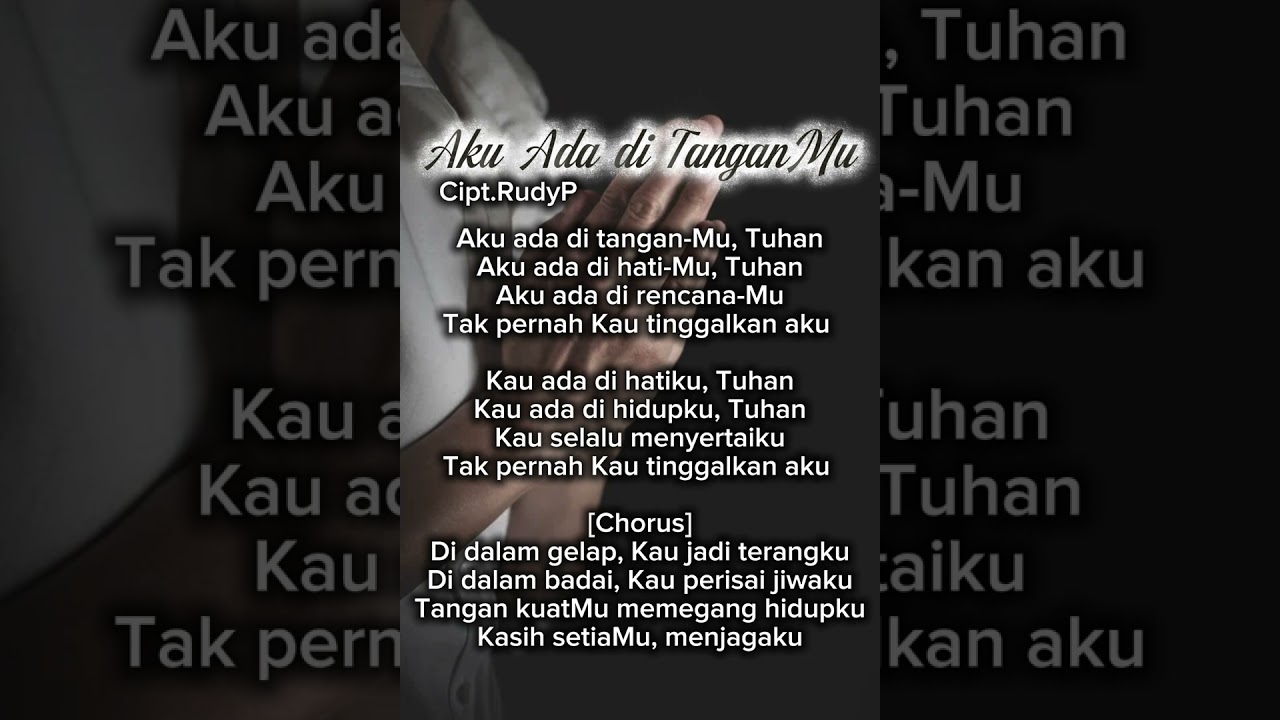 Aku Ada di TanganMu