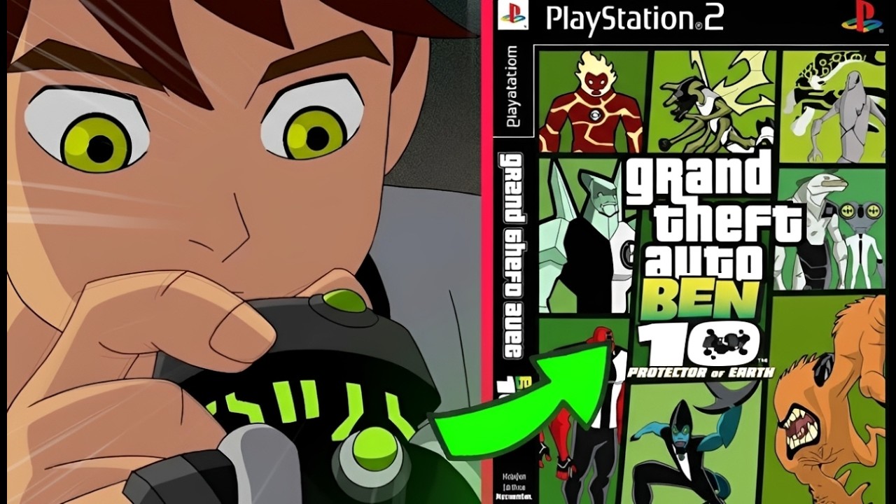 ME FIZERAM ZERAR O GTA DO BEN 10 DO PS2 kkkkkkk