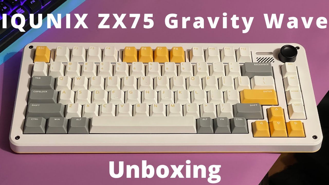 IQUNIX ZX75 Gravity Wave Unboxing