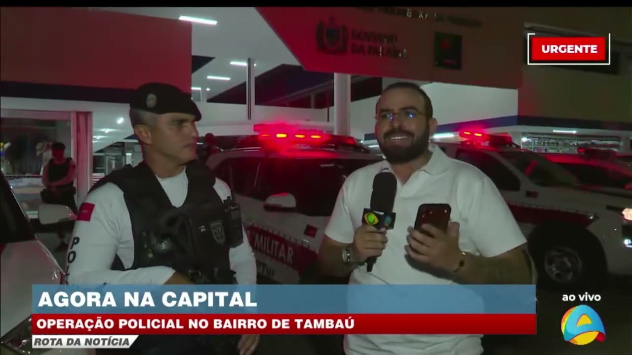 Rota da notícia - Polícia realiza operação no bairro de Tambaú