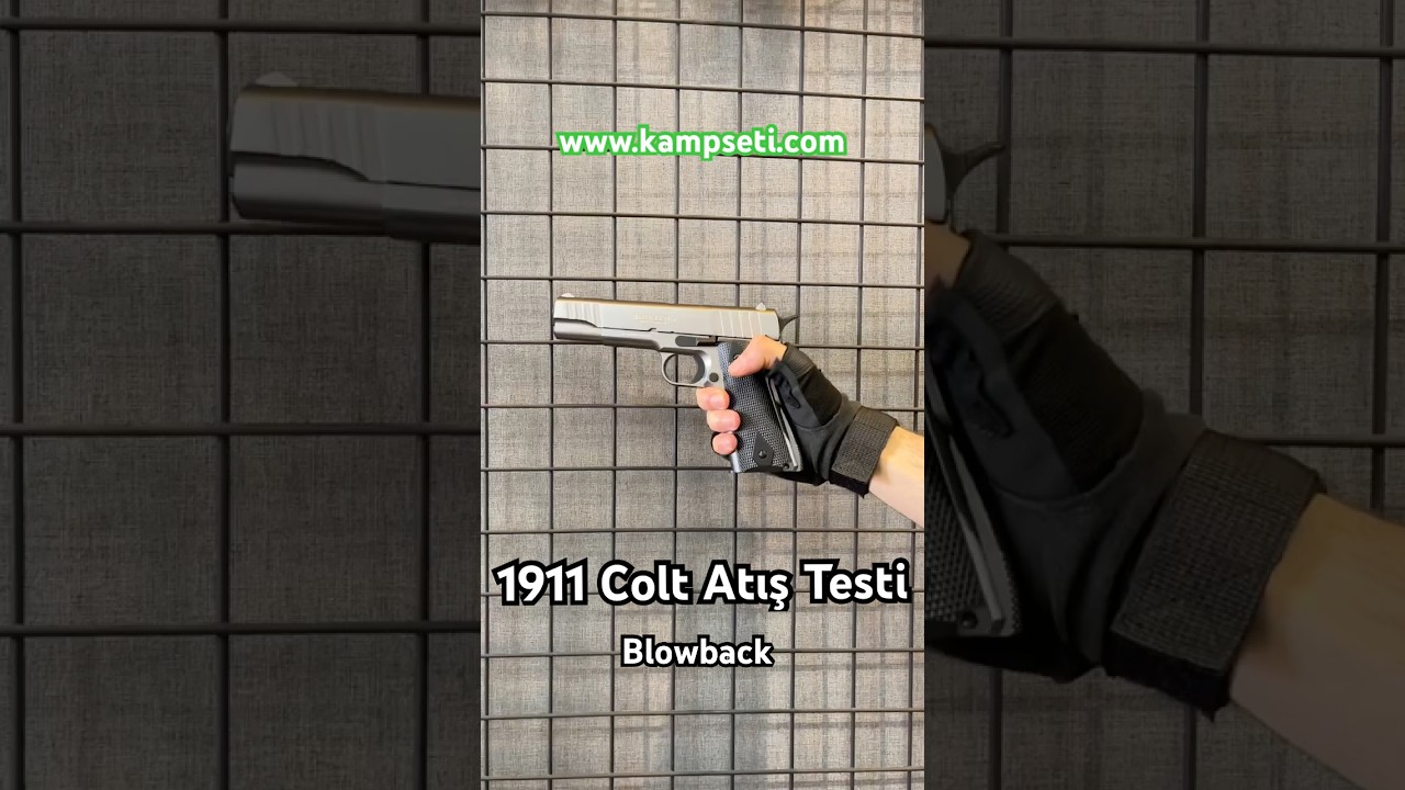 🎯Ekol Es 1911 Colt 1911 Blowback Havalı Tabanca Atış Testi F&uuml;me #new #ekol #1911