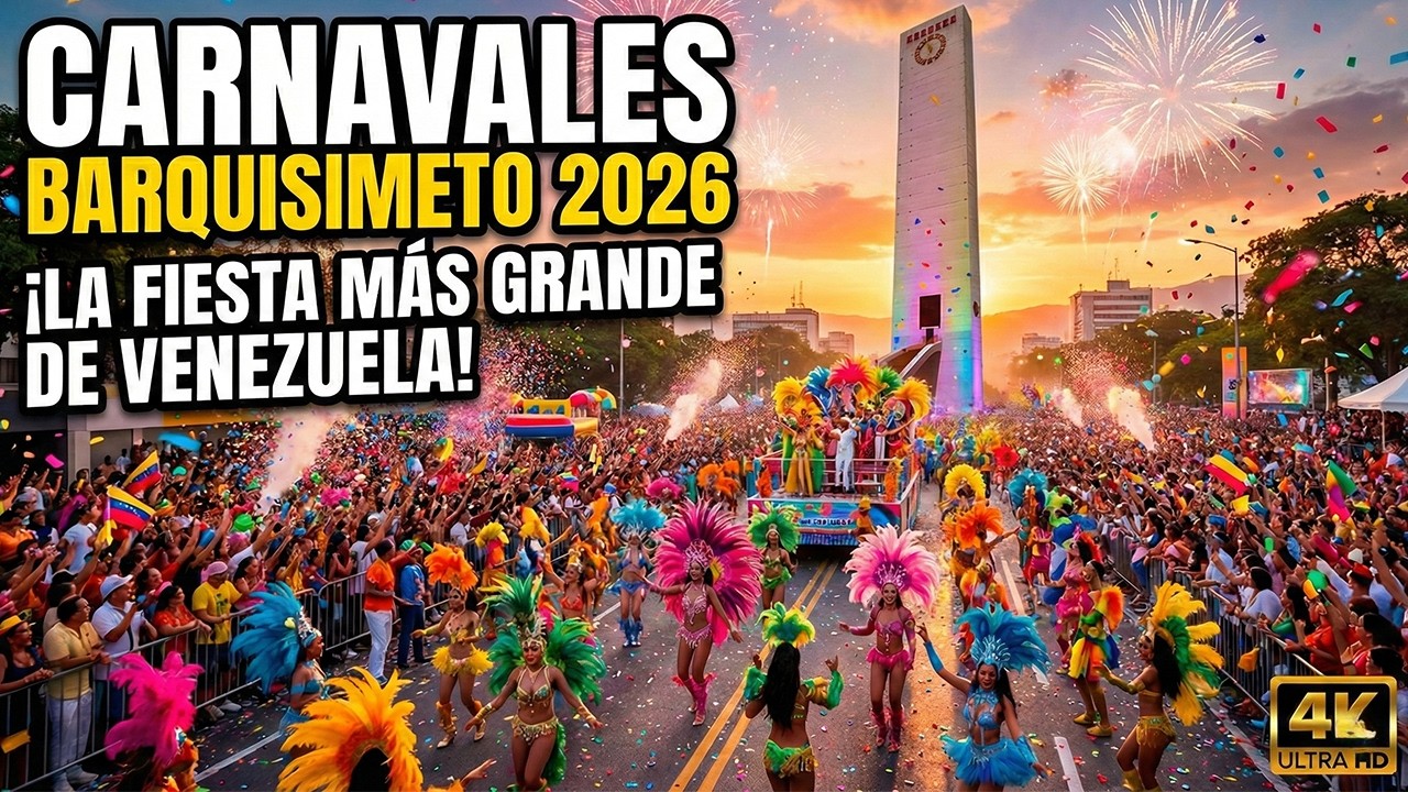 VENEZUELA GOZANDO MUCHO. Los Mejores CARNAVALES DE VENEZUELA BARQUISIMETO 2026