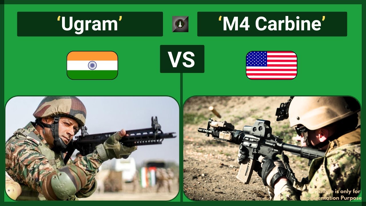 Comparative Analysis: India's Ugram vs USA's M4 Carbine Assault Rifle
