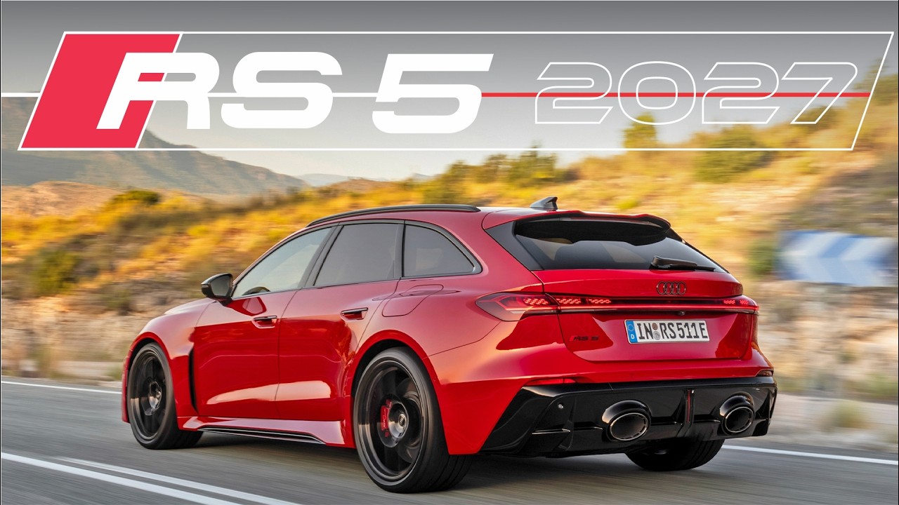 630 HP!? Audi’s NEW RS5 Is a Plug-in Hybrid Monster