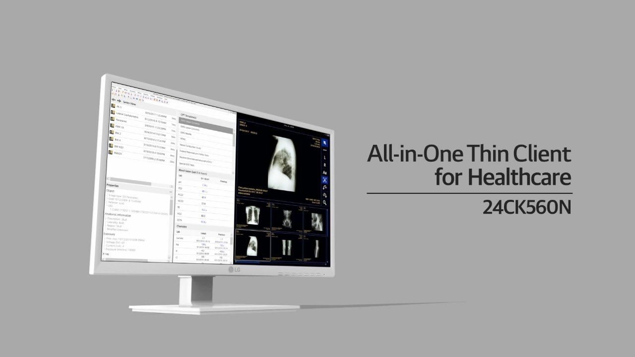 LG Cloud Device &ndash; 24CK560N All-in-One Thin Client for Healthcare