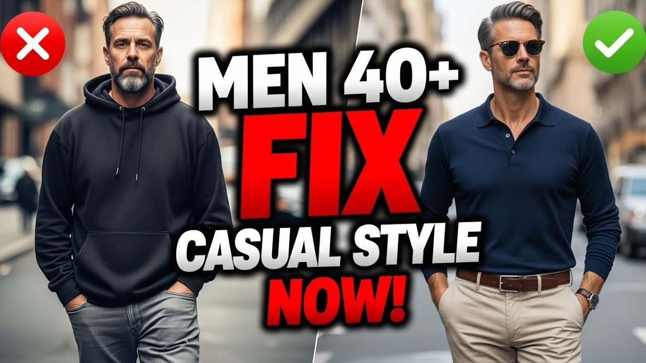 10 Casual Style Mistakes Every Man Over 40 Makes (Fix These NOW!)
