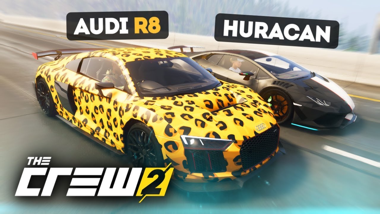AUDI R8 ПРОТИВ LAMBORGHINI HURACAN! - THE CREW 2
