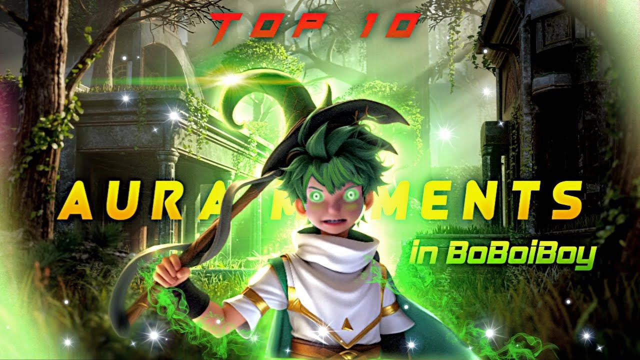 Top 10 AURA Movements in BoBoiBoy | Boboiboy Movie 3 | Hindi