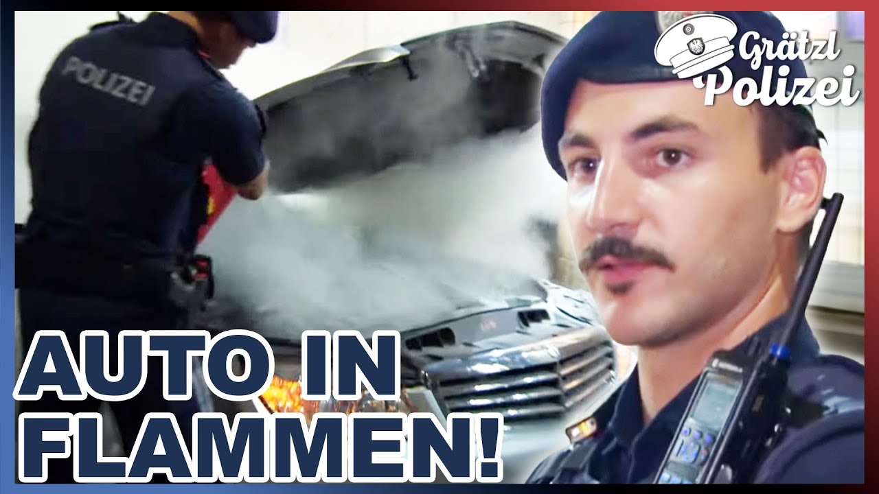 Feuer-Drama am Gürtel! Gräzlpolizei löscht brennendes Auto | Grätzlpolizei | ATV