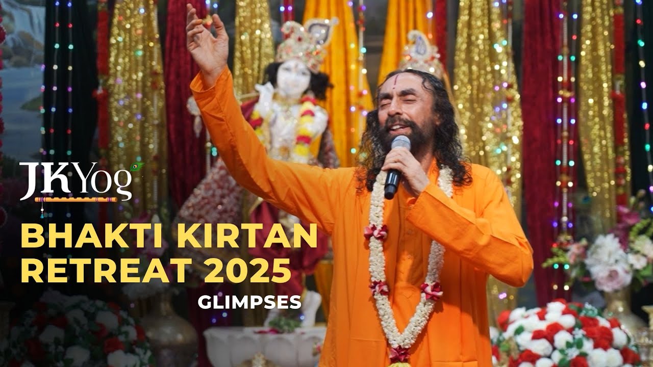 Bhakti Kirtan Retreat 2025 Highlights You Can't Miss! Swami Mukundananda l Radha Krishna Temple