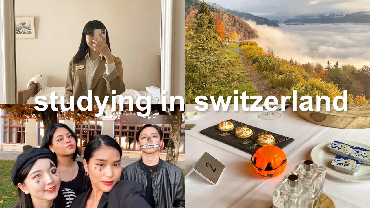 swiss uni vlog 03 🏰🇨🇭 | halloween week 🎃 |  ชีวิตนักเรียนที่สวิตเซอร์แลนด์