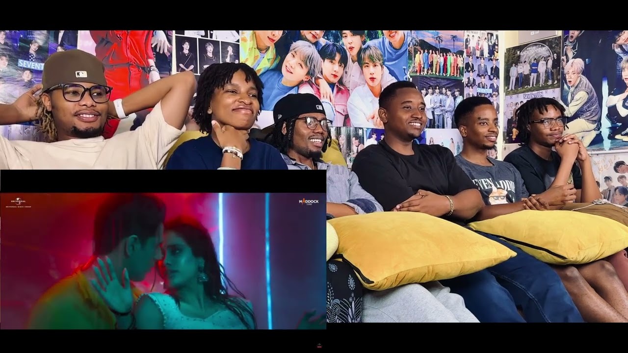 Africans React to Bheegi Saree - Param Sundari | Sidharth, Janhvi | Adnan Sami, Shreya Ghoshal