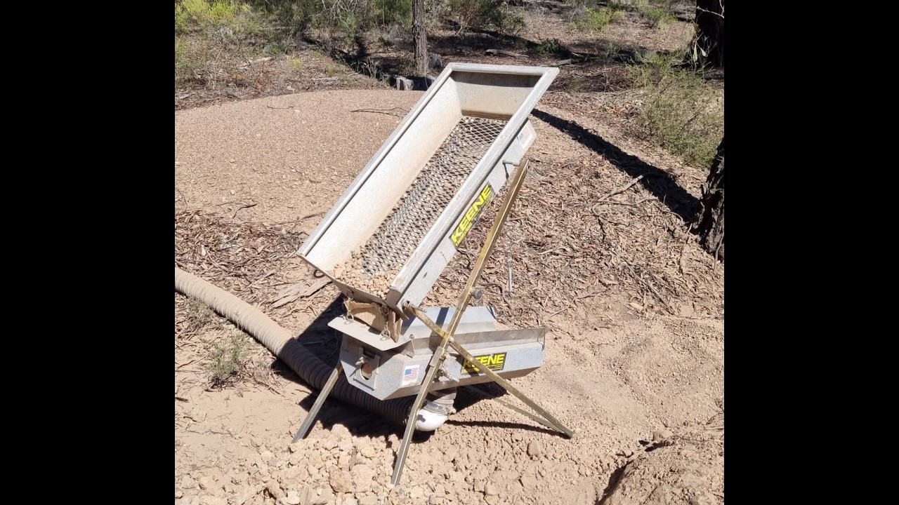 Dry Blowing for gold in the Rushworth Goldfields