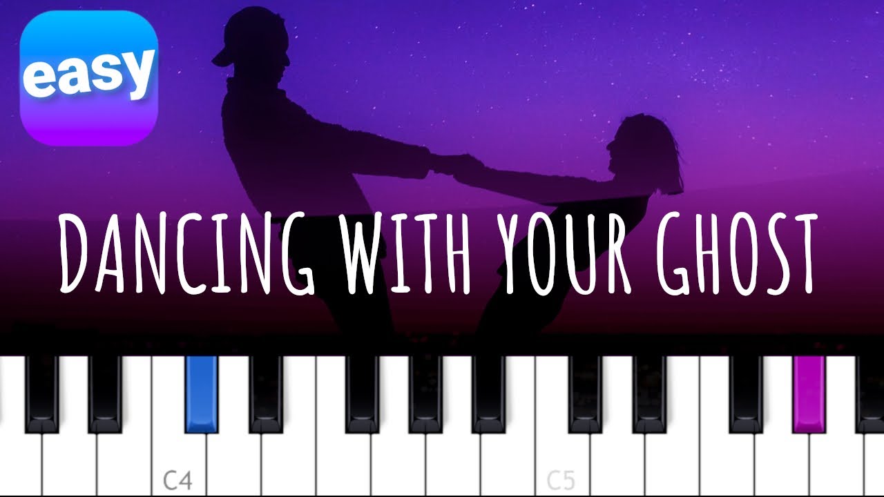 Sasha Sloan - Dancing With Your Ghost  EASY PIANO TUTORIAL