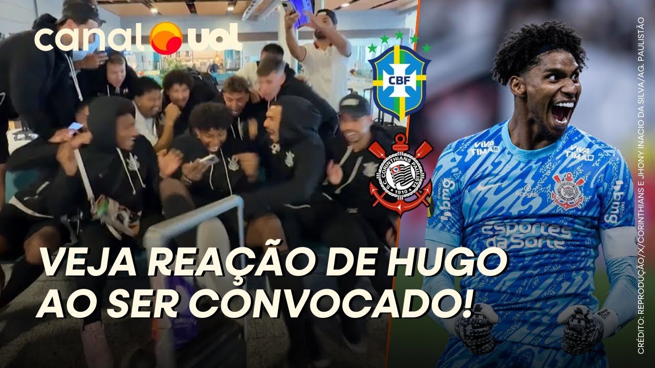 HUGO SOUZA É CONVOCADO PARA A SELEÇÃO BRASILEIRA E ELENCO DO CORINTHIANS FAZ A FESTA! VEJA REAÇÃO