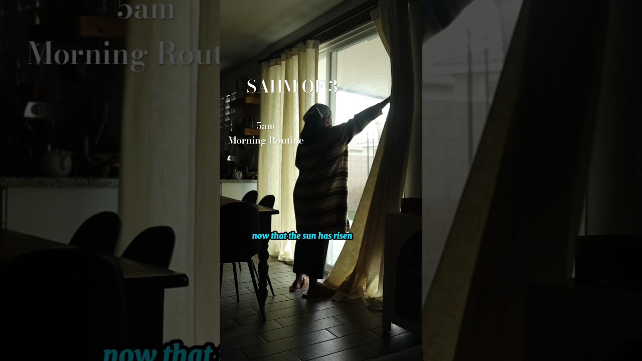 Stay At Home Mom of 3 (5am Morning Routine) #sahm #stayathomemom #homemaker #morningroutine #shorts