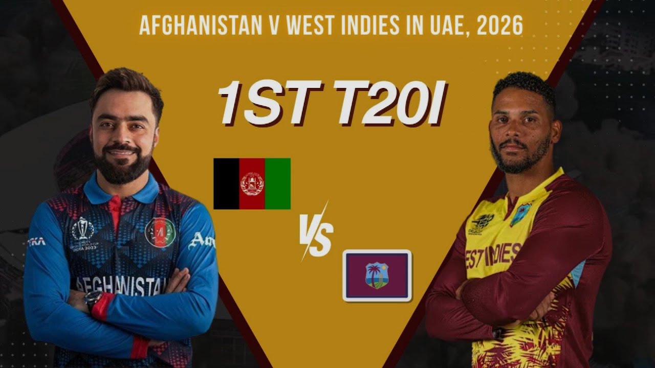 AFG vs WI 1st T20I 🔥 Afghanistan Win by 38 Runs | Rasooli 84 ⭐*