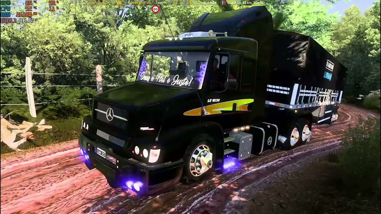 Euro Truck Simulator 2 LS 1632 teste de pressão