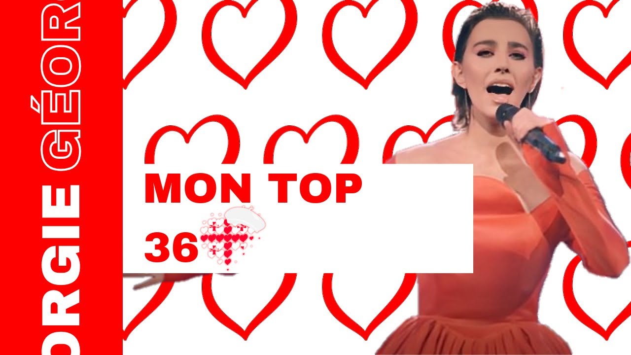 ESC 2025 MON TOP 36  (jusqu'à présent) [avec 🇬🇪]