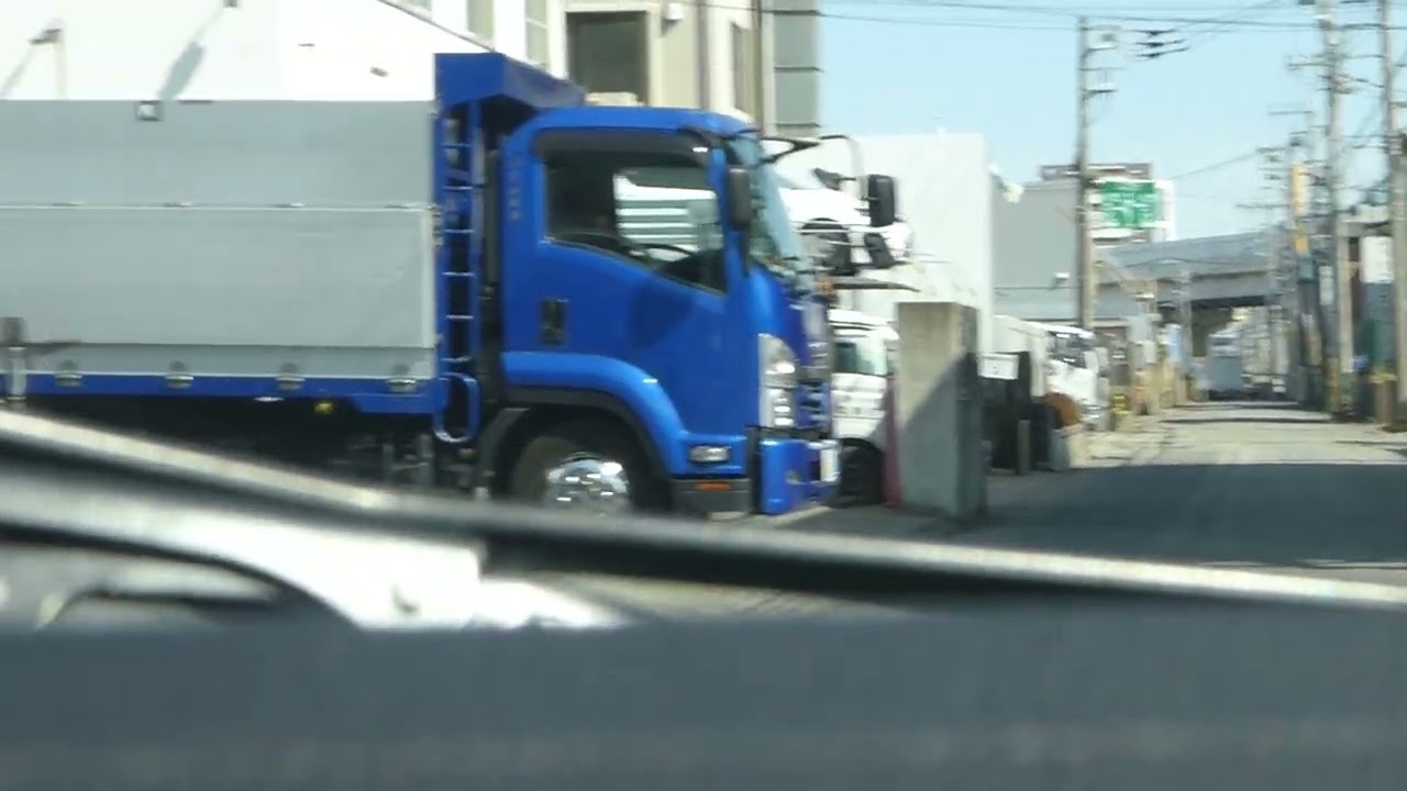 5BA-A03A ミラージュ 県道松戸草加線八潮市中央一丁目交差点迂回