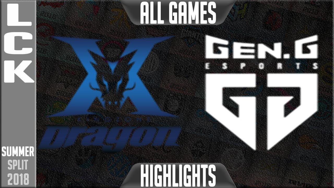 KZ vs GEN Highlights ALL GAMES | LCK Summer 2018 Week 1 Day 2 | King-Zone DragonX vs Gen.G
