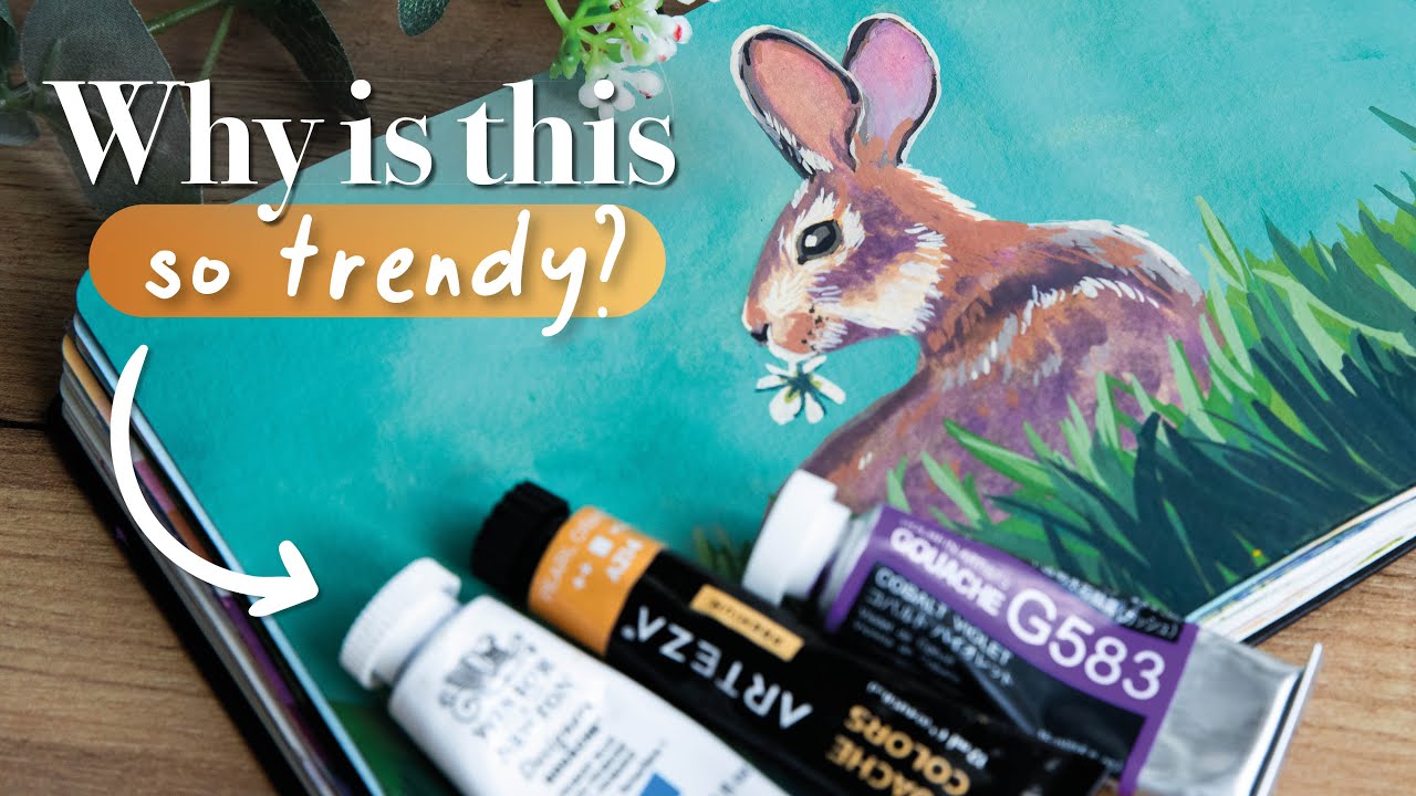 What is Gouache and how do you use it? // NEW COURSE LAUNCH!