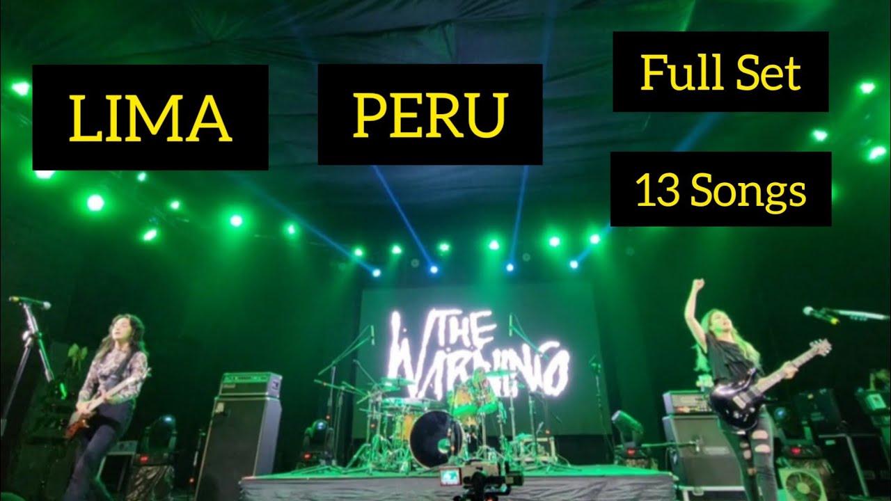 THE WARNING - LIMA, PERU - FULL SET - 13 SONGS - 12/7/22 @TheWarning #live #music #fyp #martintw