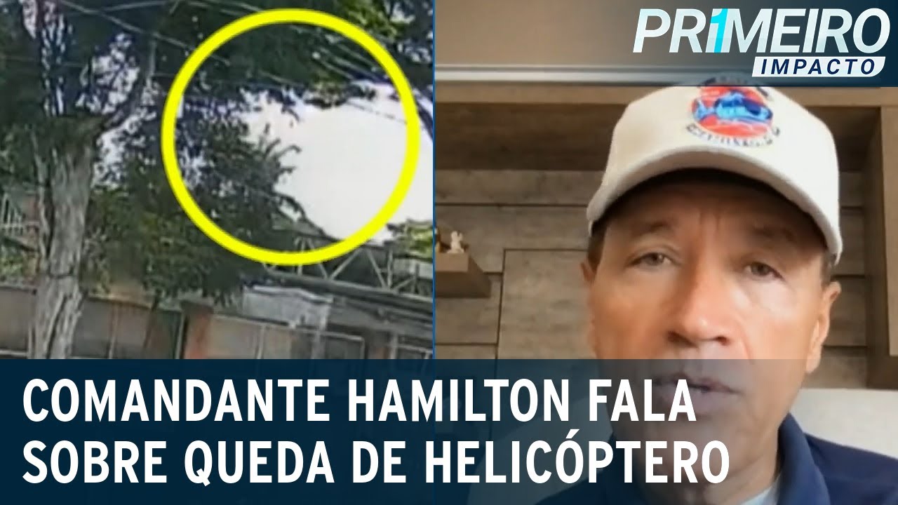 Comandante Hamilton fala sobre queda de helicóptero em SP | Primeiro Impacto (20/03/23)