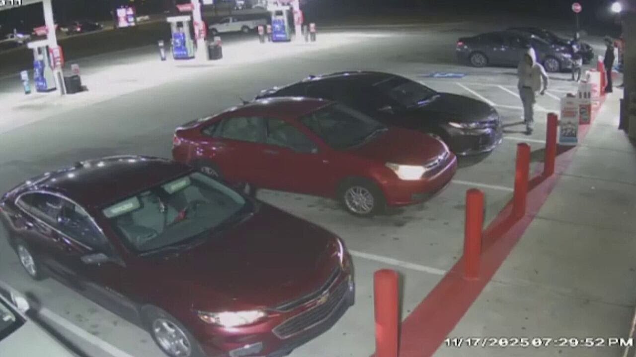 Person shot at Lithonia gas station, video shows
