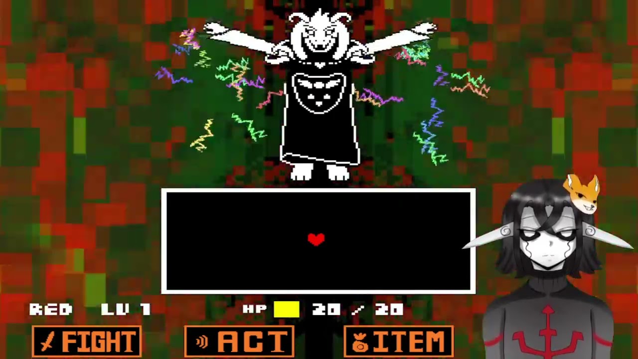 UNDERTALE PASCIFIST ENDING - ASRIEL THE GOD OF ANTI FRAMES 3