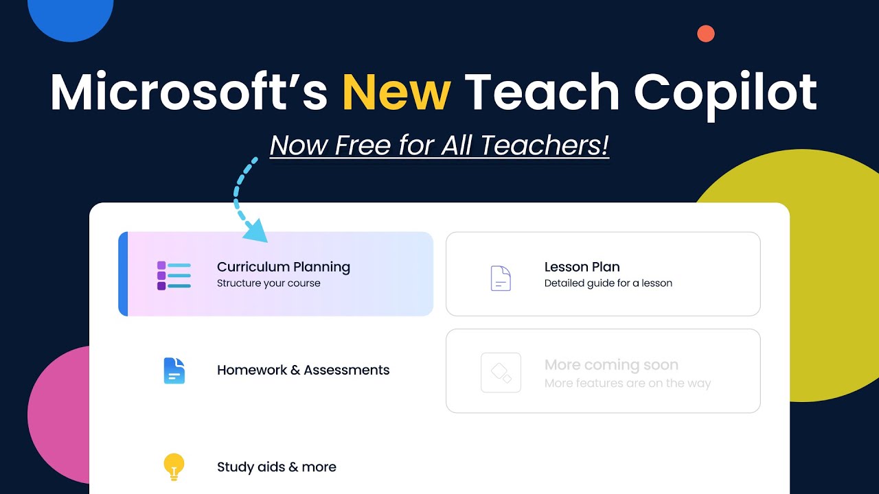 Новый агент Teach Copilot от Microsoft: теперь бесплатный для всех учителей!