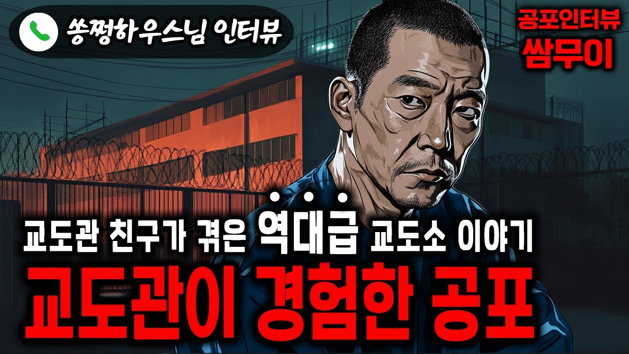 【실화 공포인터뷰】역대급 교도소 이야기, 교도관이 경험한 공포ㅣ쌈무이ㅣ공포라디오ㅣ쌈더게스트 쏭쩡하우스님ㅣ시참ㅣ무서운이야기ㅣ괴담ㅣ시청자참여