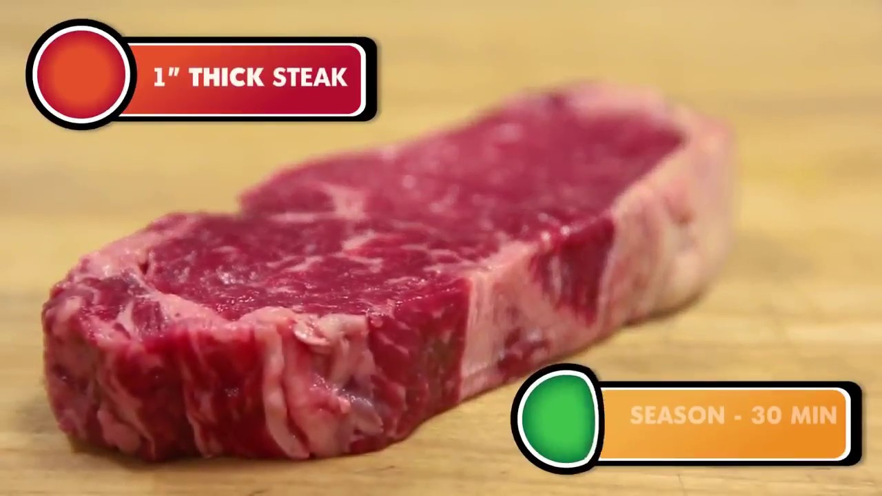 Τέλεια μπριζόλα σε μόνο 10' με την τεχνική των 2 λεπτών.