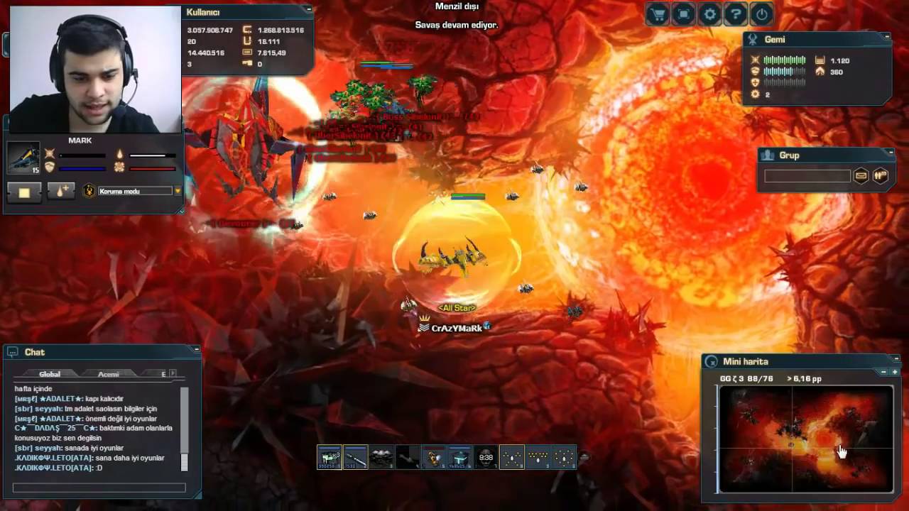 Darkorbit Türkçe zeta kapısı havoç taktiği Çıkmadı bu sefer :D