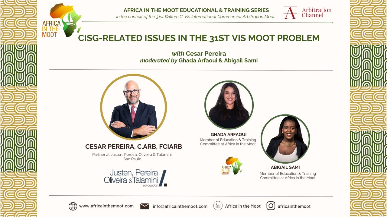 CISG-Related Issues in 31st Vis Moot Problem | Africa in The Moot