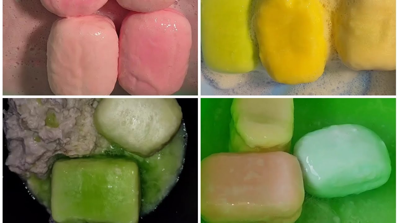 Soaked soap compilation ASMR #mushysoap #soakedsoap #asmr