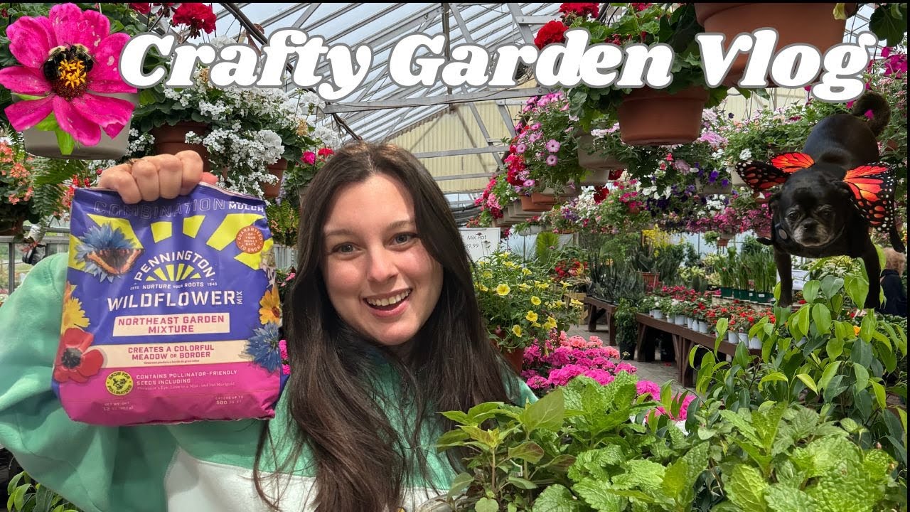 Planting Flower Beds,  Lola Crow SAL Release, and Weekend WIP Update (Vlog)