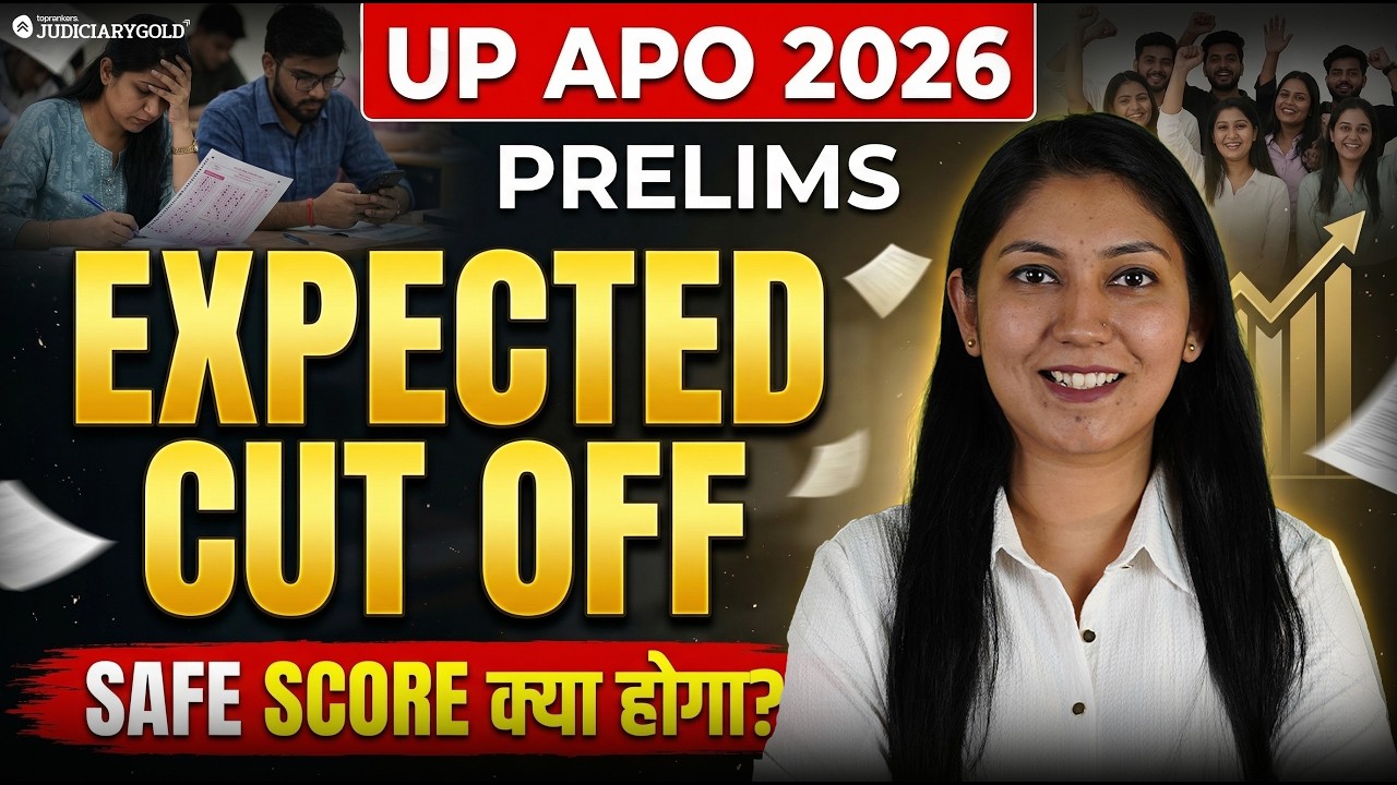 UP APO Expected Cut Off 2026 🎯 Cut Off Prediction UP APO Prelims 🚨 Safe Score Prediction & Analysis✔