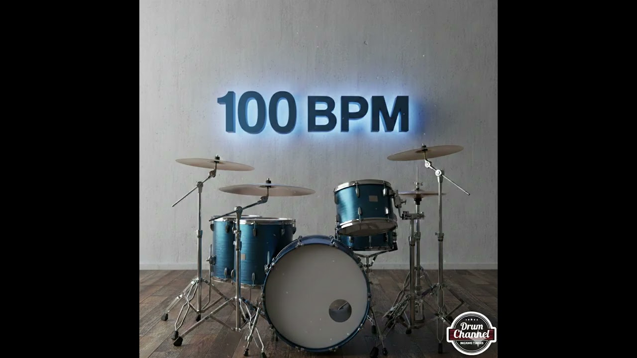 Drum Backing Track 100 BPM - SOFT FUNK