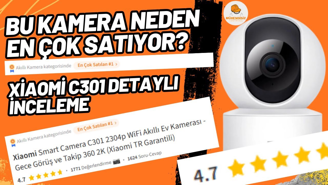 Xiaomi C301 Akıllı Kamera | 1700+ Yorum • 4.7 Puan | Alınır mı? (Gerçek Kurulum & Test)