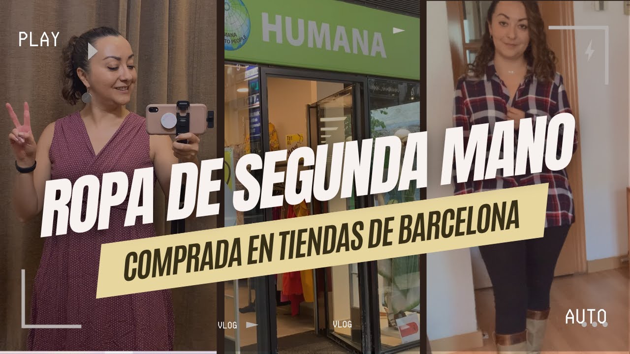 Ropa de segunda mano que compré en Barcelona