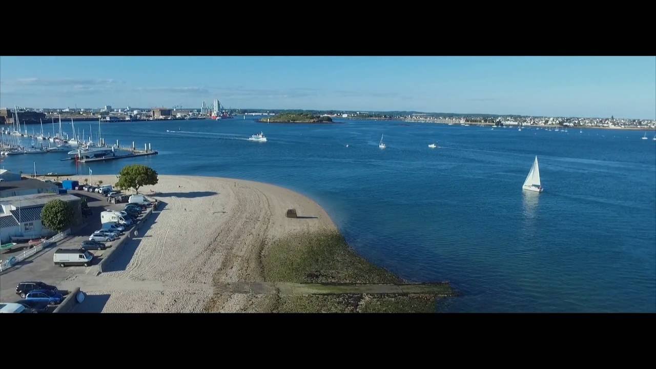 La rade de Lorient en drone.