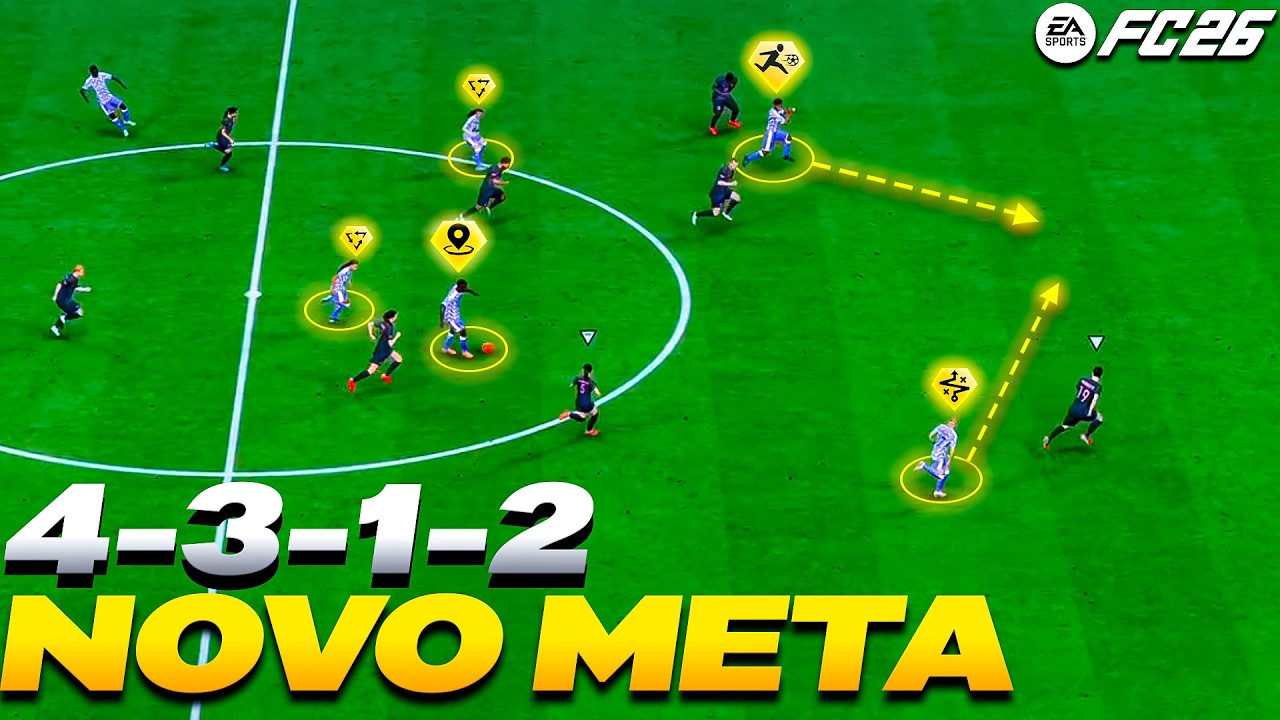 Por que essa tática é uma das mais DIVERTIDAS e APELONAS do EA FC 26🤔