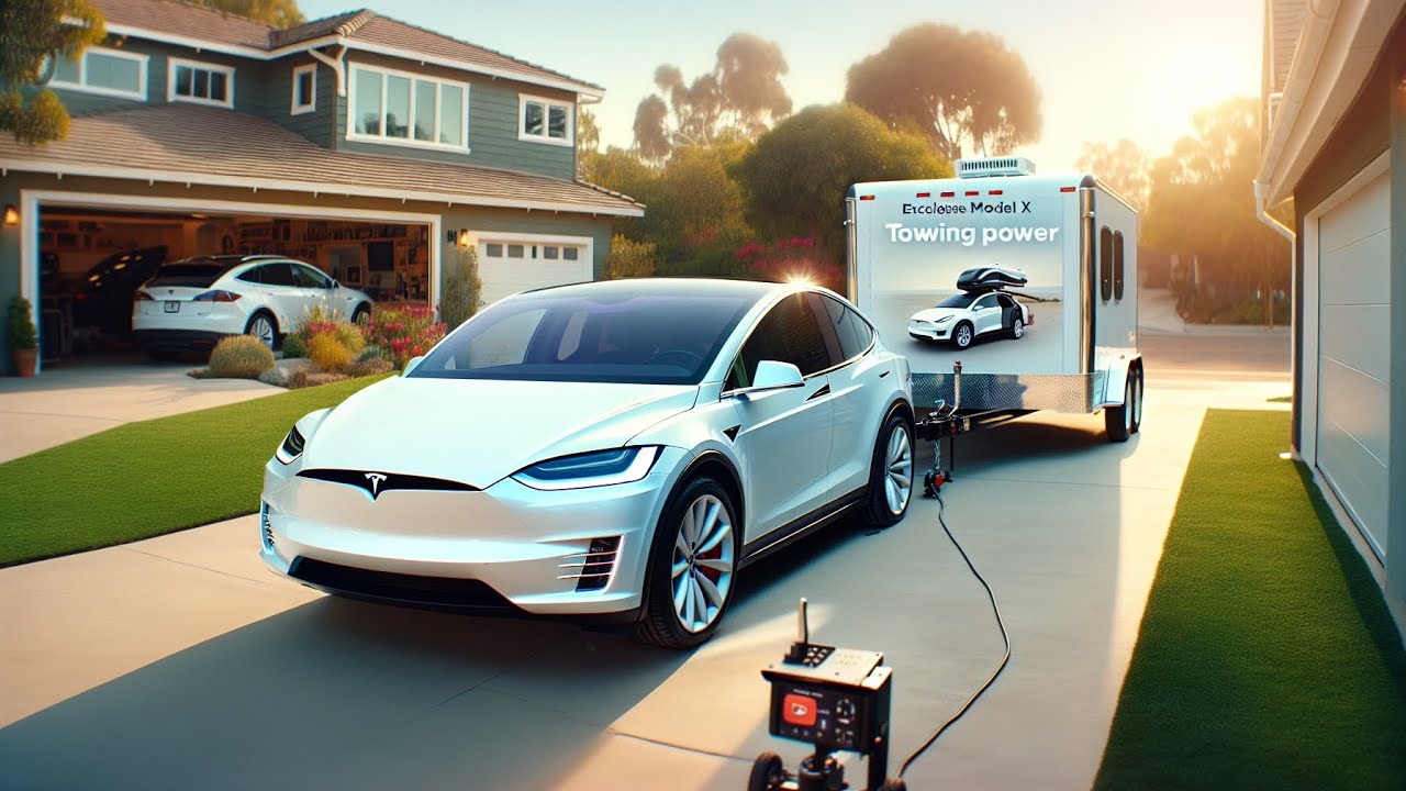 Tesla Model X Towing: Everything You Need to Know (Drone Shots!)